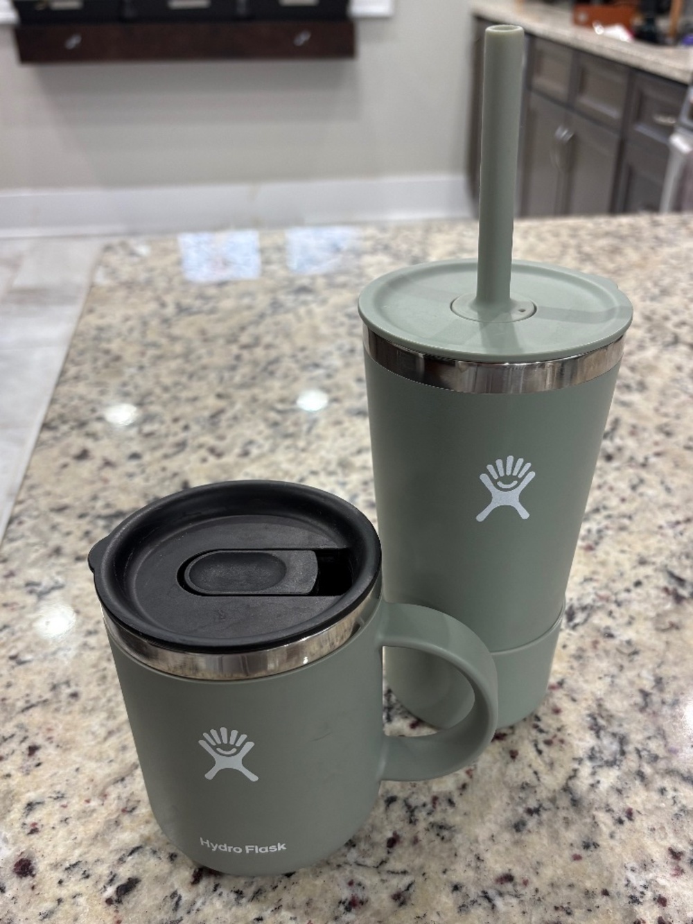 Hydro Flask - 12 oz mug and 20 oz tumbler - Agave